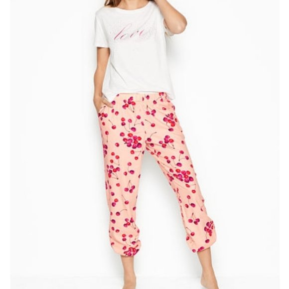 VICTORIA'S SECRET Cotton & Flannel Lounge PJs NWT sz XL - Picture 2 of 9